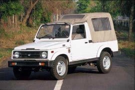 Al momento stai visualizzando Rottamazione Auto MARUTI SUZUKI Gipsy SUV Benzina dal 1985 – IN PRUDUZIONE
