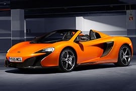 Al momento stai visualizzando Rottamazione Auto MCLAREN 650S Spider DECAPPOTTABILE Benzina dal 2014 – 2017