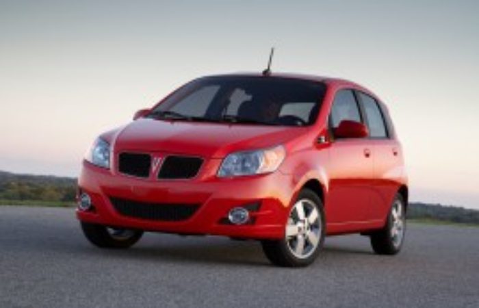 Rottamazione Auto PONTIAC G3 SPORTIVA Benzina dal 2009 – 2011